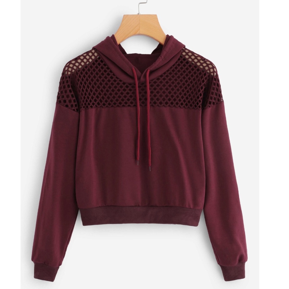 Cut Out Hooded Sweatshirt❤️